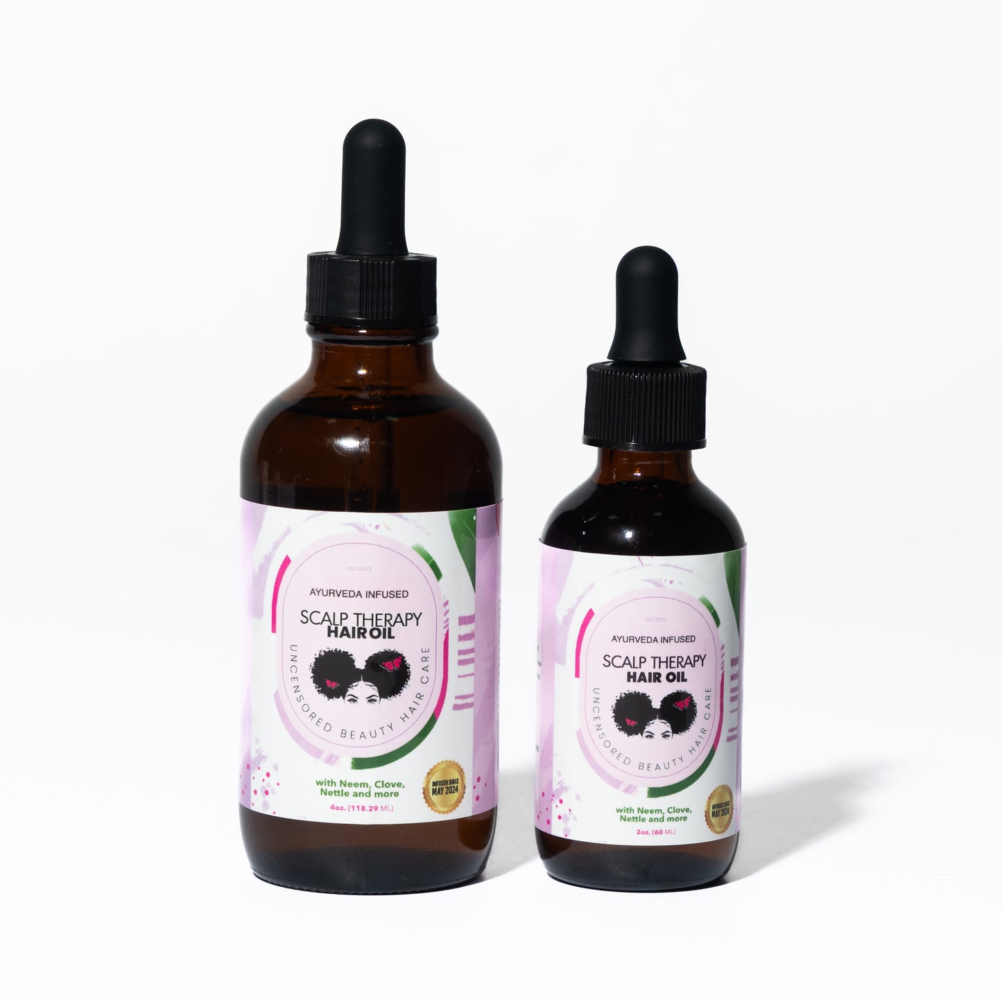 Hair Oil Two Sizes